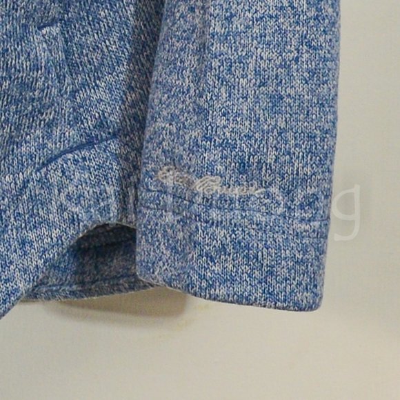 Eddie Bauer women Radiator Fleece 2.0 Long Full-zip hooded Jacket BLUE - Picture 3 of 10